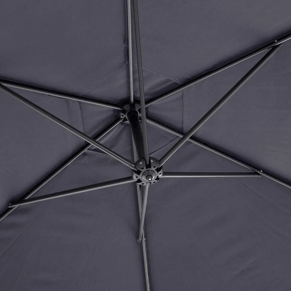 Hespéride Parasol>Parasol Decentre 3M Janeiro Ardoise