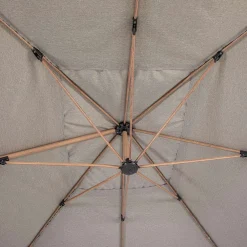 Hespéride Parasol></noscript>Parasol Decentre Soly 3X4M Honey Noisette