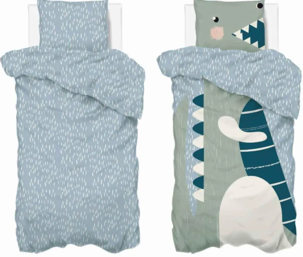 Atmosphera Parure Dinosaure 140X200Cm- Linge De Lit Enfant