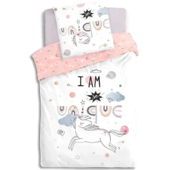 Atmosphera Parure Licorne 140X200Cm- Linge De Lit Enfant