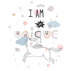 Atmosphera Parure Licorne 140X200Cm- Linge De Lit Enfant