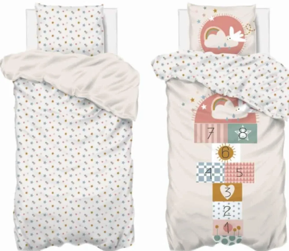 Atmosphera Parure Marelle 140X200Cm- Linge De Lit Enfant