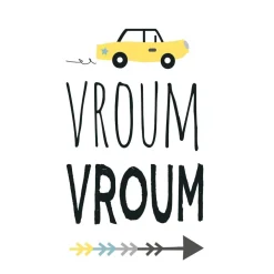 Atmosphera Parure Route 140X200Cm- Linge De Lit Enfant