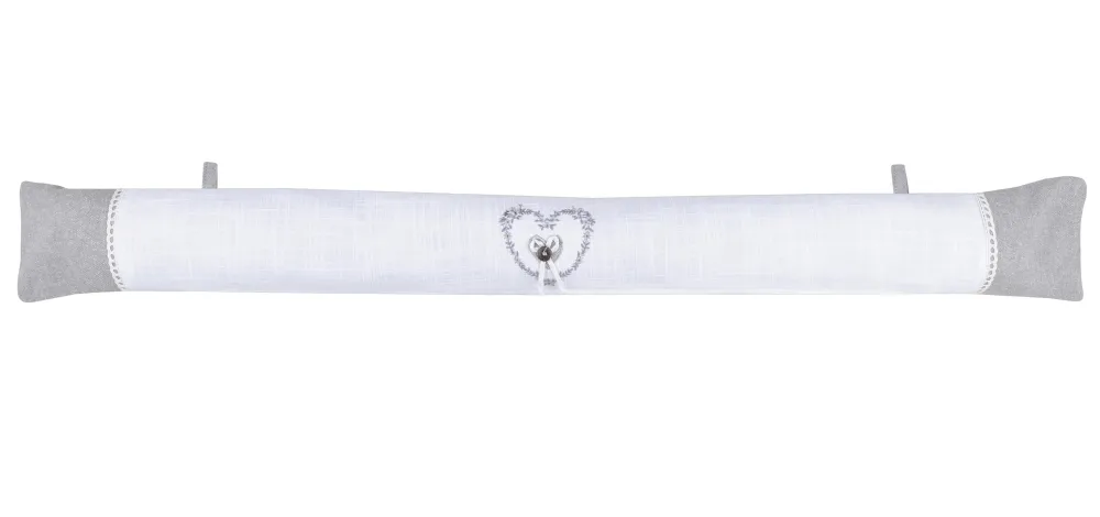 maxibazar Pauline Coussin Porte 90X10 Gris- Boudins De Porte