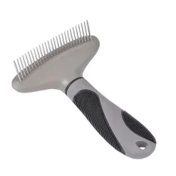 Hygiene Animale|* Peigne A Demeler Rateau Large 15Cm Gris Noir