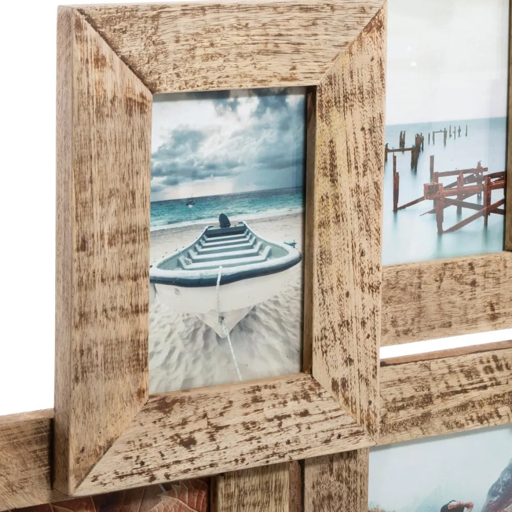 Atmosphera Pele Mele Bois 9 Photos Elsa 69X60Cm- Pele-Meles