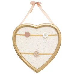 Atmosphera Pele Mele Coeur Dore- Decorations Murales