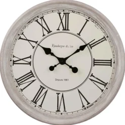 Atmosphera Pendule Blanc Originel D.48Cm- Horloges