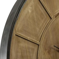 Atmosphera Pendule Bois Metal D.80Cm- Horloges