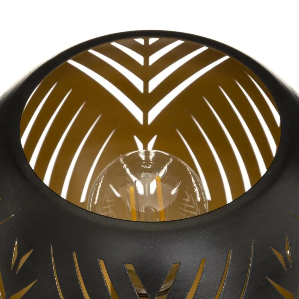 maxibazar Photophore Boule Led Base Bois- Photophores Et Luminions