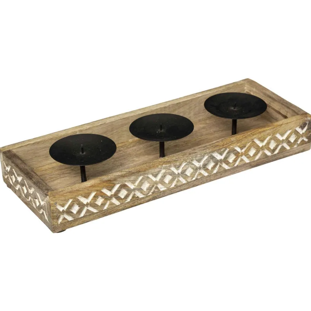 Atmosphera Photophore Manguier Naturel Hacienda L.35Cm- Bougies, Senteurs Et Accessoires