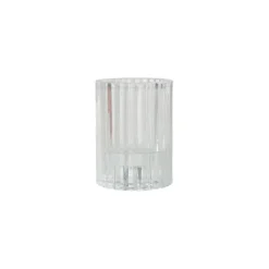 maxibazar Photophore Reversible Verre Transparent 5.5X7.5Cm- Photophores Et Luminions