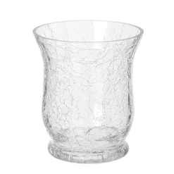 Atmosphera Photophore Verre Craquele Evase H.9Cm- Photophores Et Luminions