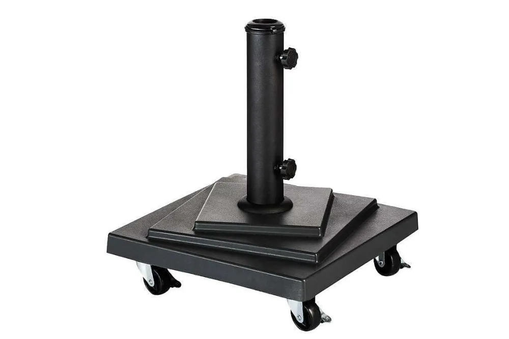 Hespéride Parasol>Pied Parasol Carre 15Kg Roues Noir