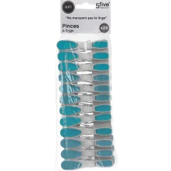 Soin Du Linge|Five Pinces A Linge X24 Rubber