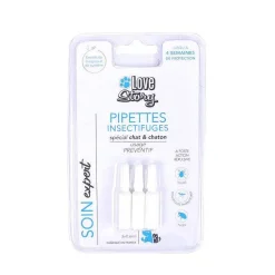 Hygiene Animale|* Pipettes Insectifuges Preventif Chat Chatons 3X0.6Ml