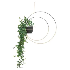 maxibazar Plante Suspension Metal Cosy D.60X39Cm- Fleurs Et Plantes