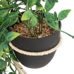 maxibazar Plante Suspension Metal Cosy D.60X39Cm- Fleurs Et Plantes