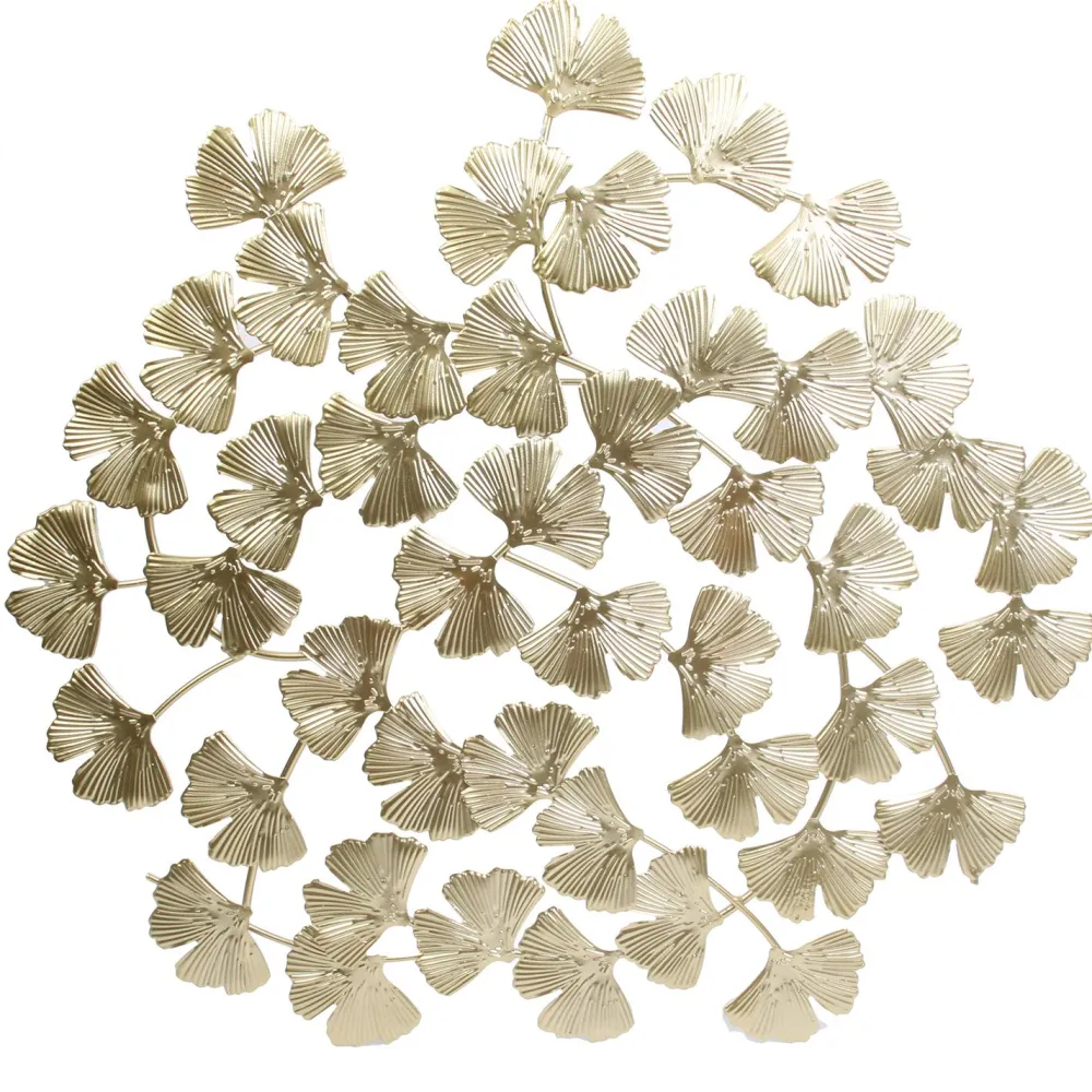 maxibazar Plaque Murale Doree- Plaques Murales