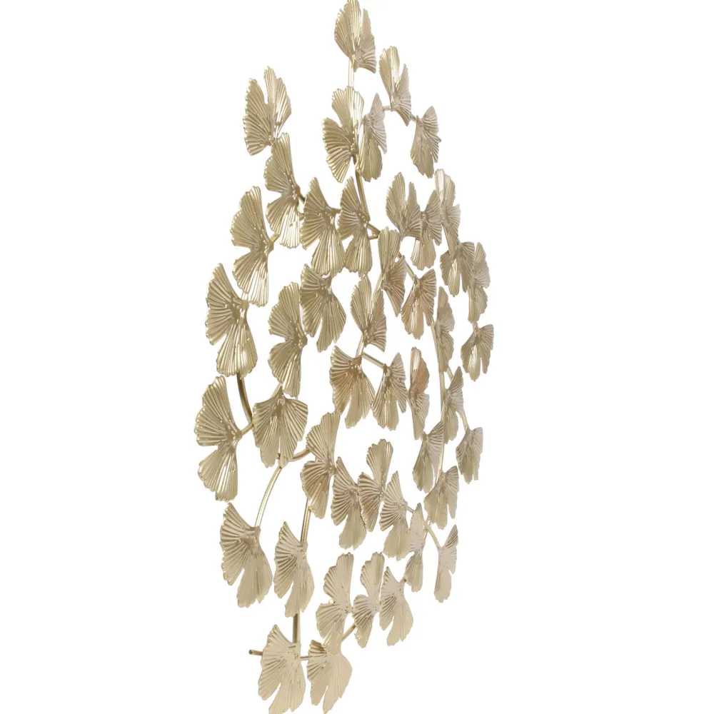 maxibazar Plaque Murale Doree- Plaques Murales