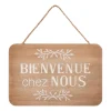 Atmosphera Plaque Porte Creuse 25X17Cm- Objets Decoratifs Muraux