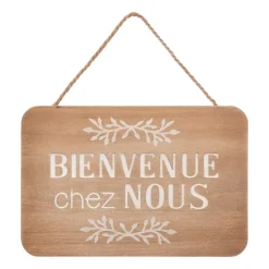 Atmosphera Plaque Porte Creuse 25X17Cm- Objets Decoratifs Muraux