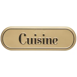 maxibazar Plaque Porte Metal Suite D.25X8Cm- Objets Decoratifs Muraux