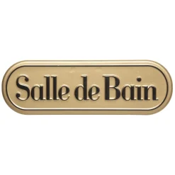 maxibazar Plaque Porte Metal Suite D.25X8Cm- Objets Decoratifs Muraux