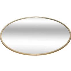 maxibazar Plateau Bougie Verre Miroir D.20Cm- Objets Et Accessoires Deco