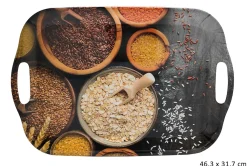 Boîtes Et Plateaux|* Plateau Epices 46.3X31.7Cm