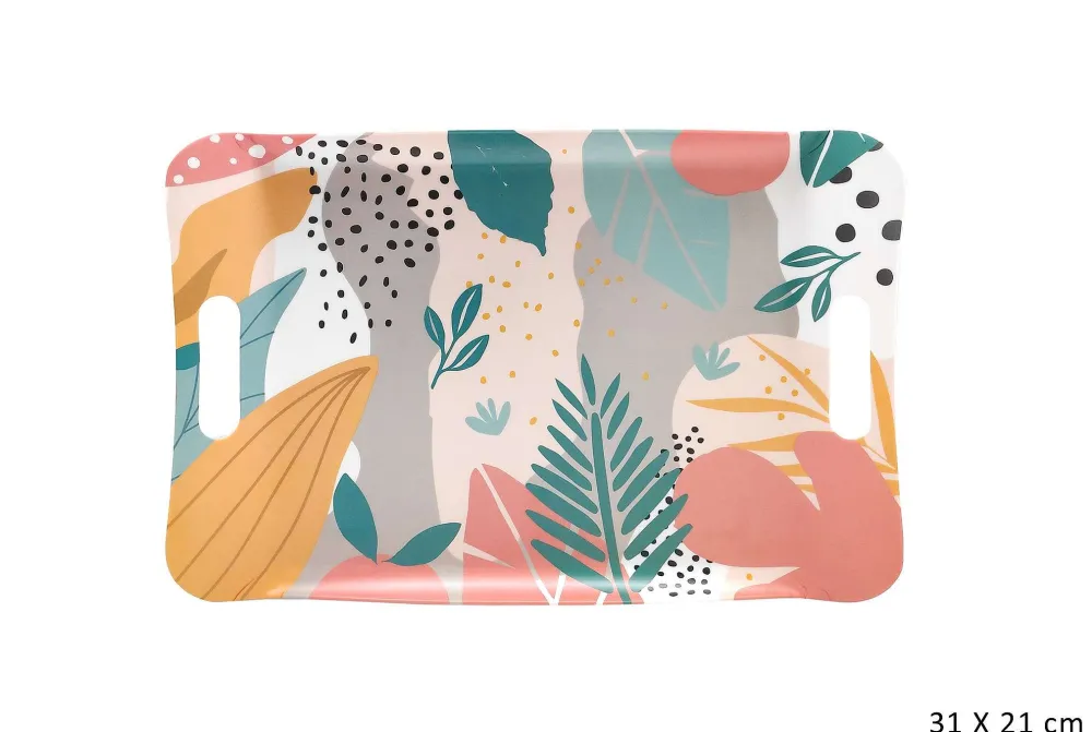 Boîtes Et Plateaux|* Plateau Melamine Abstrait 31X21Cm