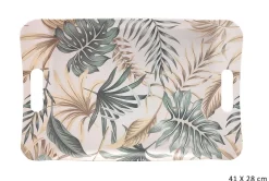 Boîtes Et Plateaux|* Plateau Melamine Feuillage 41X28Cm