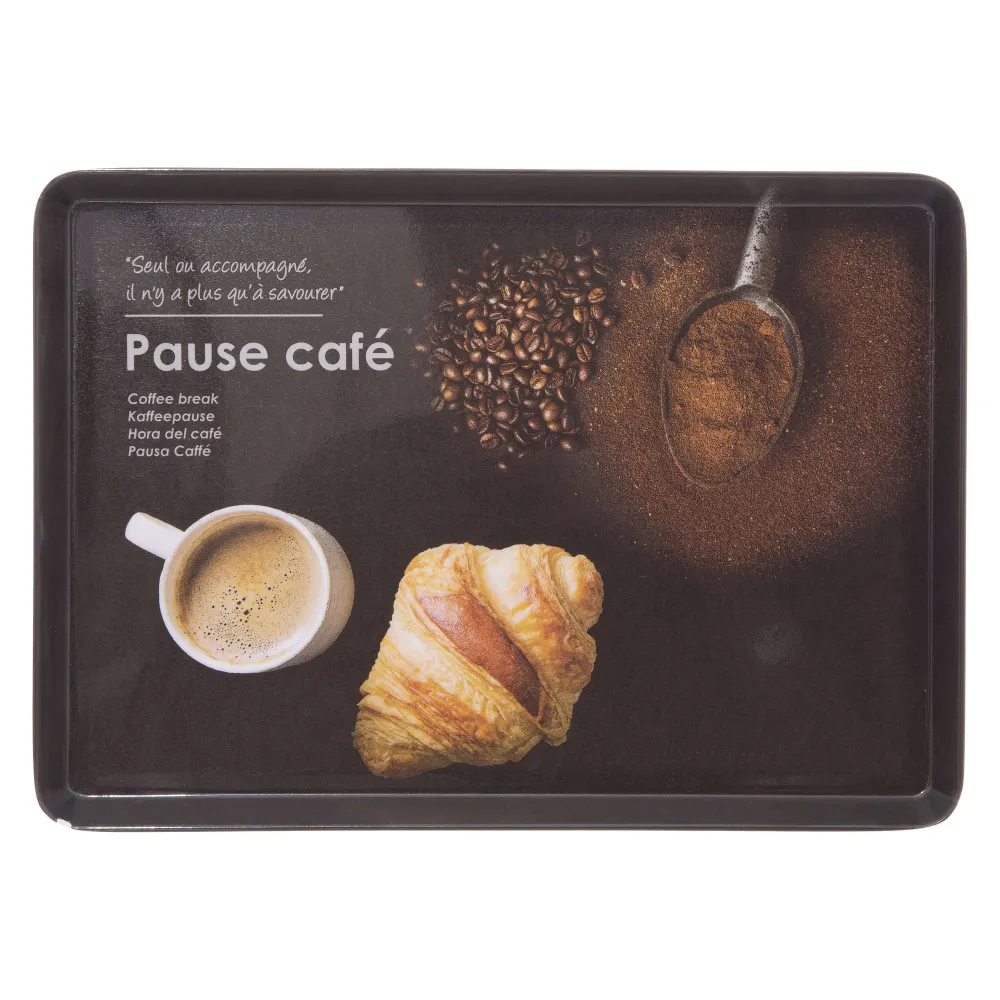 Boîtes Et Plateaux|Five Plateau 30X22Cm Black Relief 2