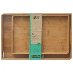 Boîtes Et Plateaux|* Plateaux Bambou X2 Pièces