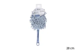 Menage|* Plumeau Chenille Microfibre Oval Bleu Neptune