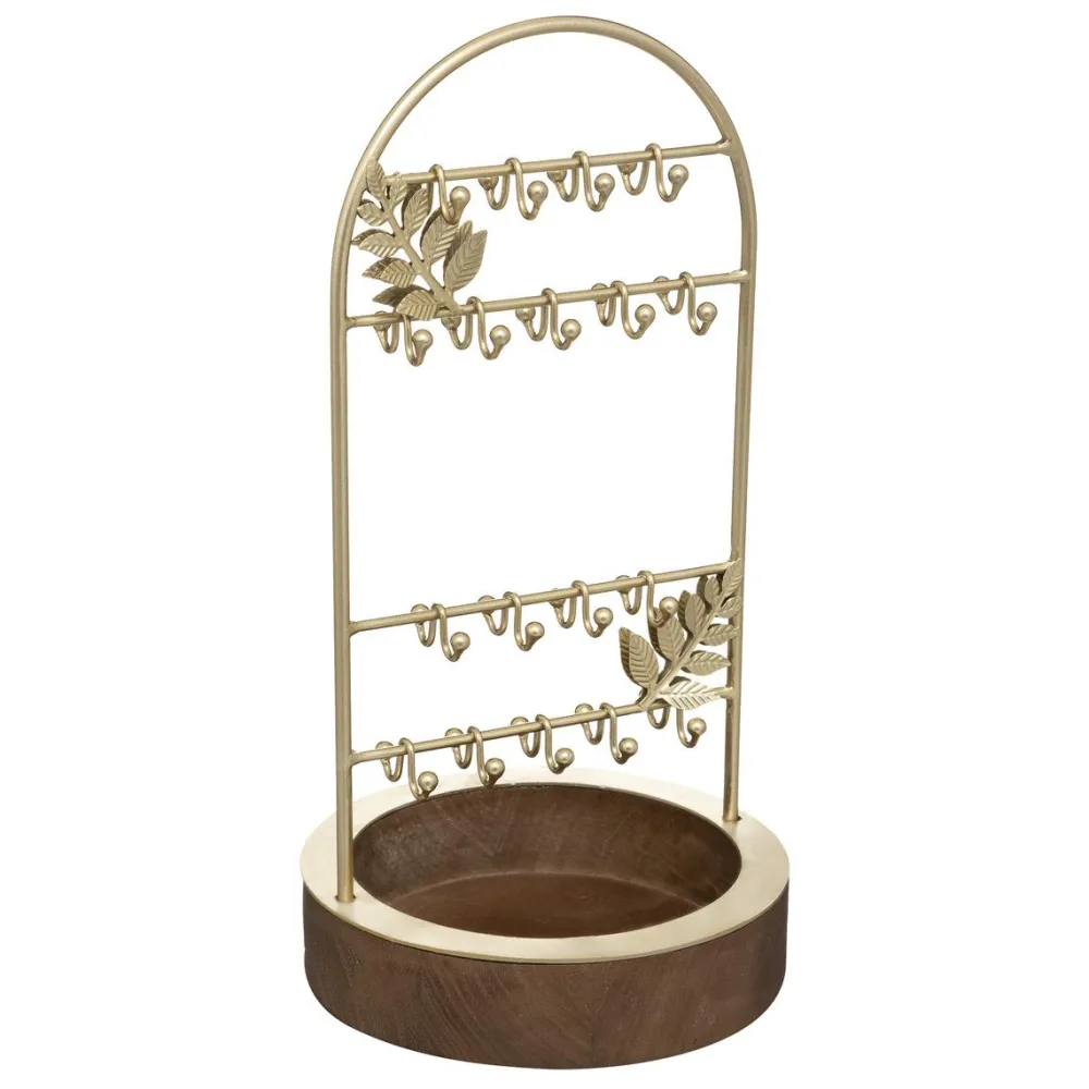 maxibazar Porte Bijoux Night Dore- Objets De Decoration