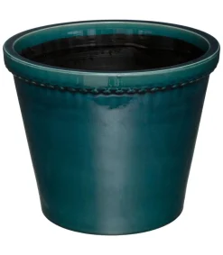 maxibazar Pot Ceramique Canard Folk D.30.4X24.2Cm- Caches-Pot Et Jarres