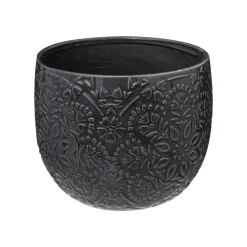 maxibazar Pot Ceramique Night D.20X17Cm- Caches-Pot Et Jarres