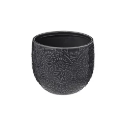 maxibazar Pot Ceramique Night D.20X17Cm- Caches-Pot Et Jarres