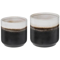 maxibazar Pot Ceramique Reactive Soul D.20X20Cm- Caches-Pot Et Jarres