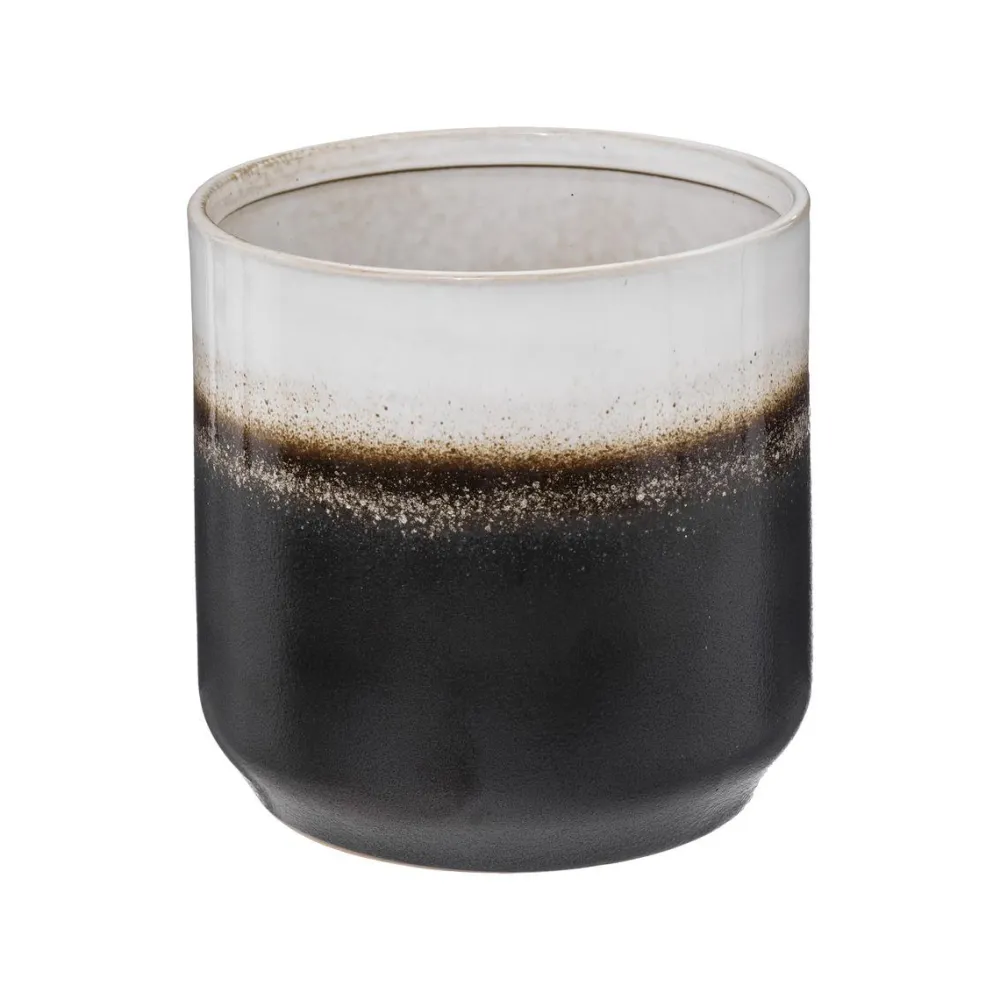 maxibazar Pot Ceramique Reactive Soul D.16X16Cm- Caches-Pot Et Jarres