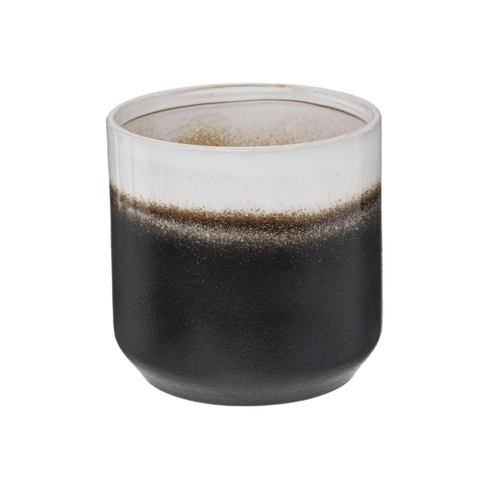 maxibazar Pot Ceramique Reactive Soul D.16X16Cm- Caches-Pot Et Jarres