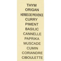 Salade Et Condiments|Five Pot Epice X12 Pièces Et Support Bois