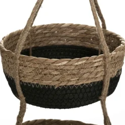 Atmosphera Pot Suspendu X2 Noir Cuba- Vases A Suspendre