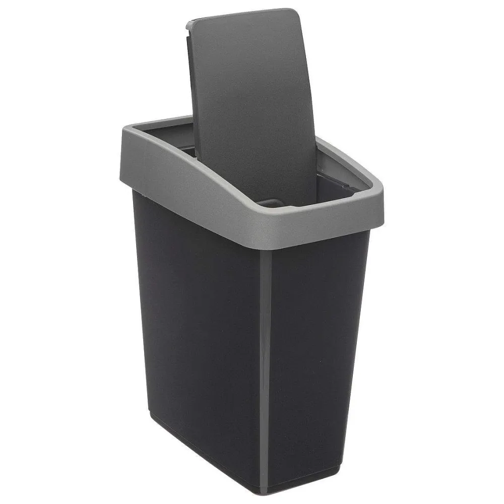 Poubelles|* Poubelle 2 Ouvertures Plastique 45L