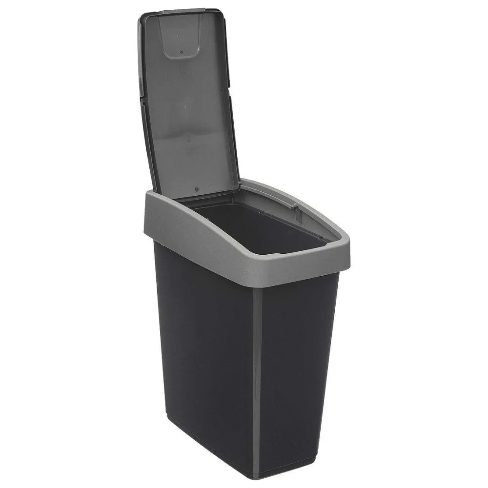 Poubelles|* Poubelle 2 Ouvertures Plastique 45L