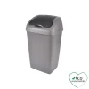 Poubelles|* Poubelle A Bascule 18L D.28X22.5X48.5Cm Gris