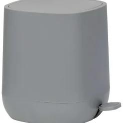 Poubelles De Salle De Bain|* Poubelle Frein De Chute Carree 5L Gris Fonce