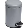 Poubelles De Salle De Bain|* Poubelle Metal 3 L Frein De Chute Gris Mat