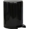 Poubelles De Salle De Bain|* Poubelle Metal Frein De Chute 6L Noir